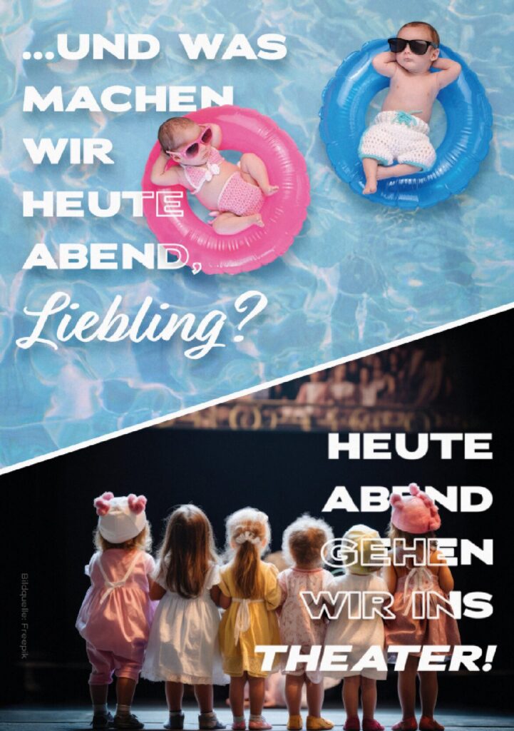 Flyer Freibad vs. Landestheater